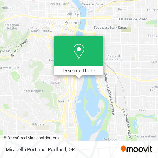 Mapa de Mirabella Portland