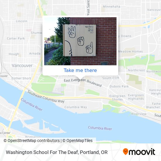 Mapa de Washington School For The Deaf