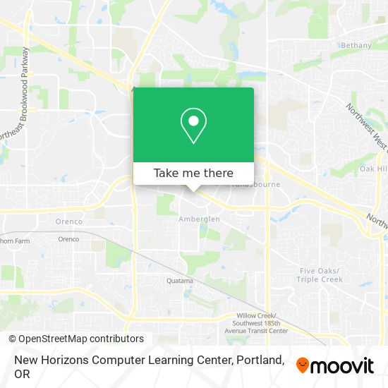 Mapa de New Horizons Computer Learning Center