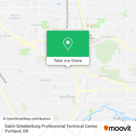 Mapa de Sabin Schellenburg Professional Technical Center