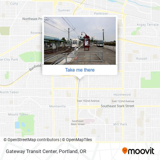Gateway Transit Center map