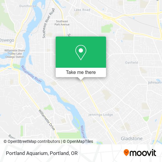 Mapa de Portland Aquarium