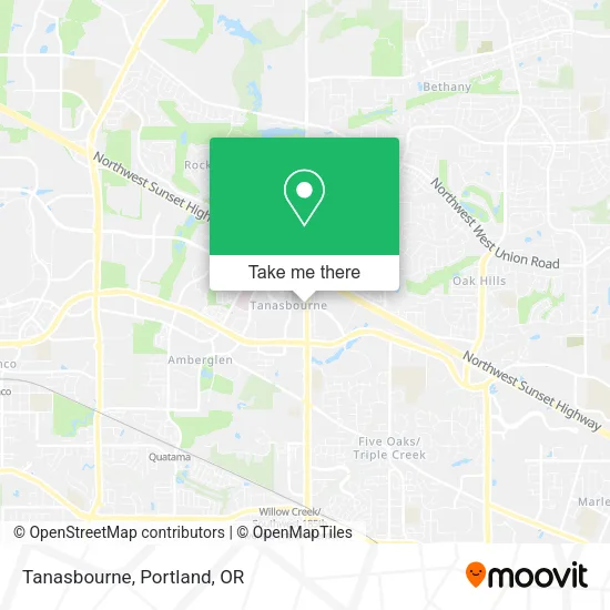Tanasbourne map