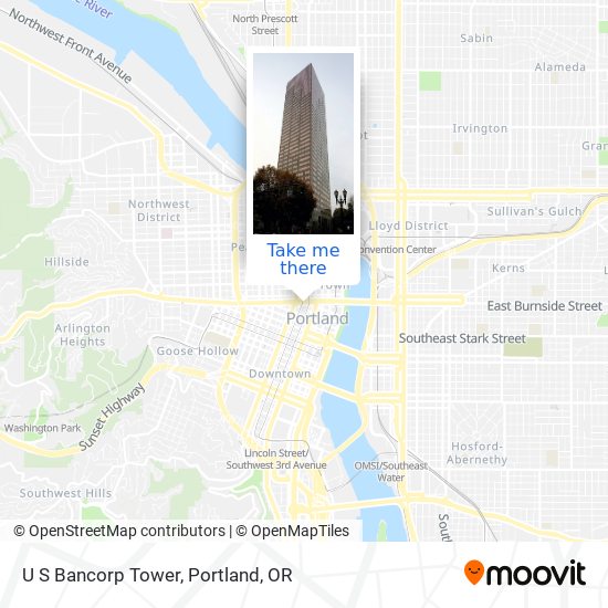 Mapa de U S Bancorp Tower