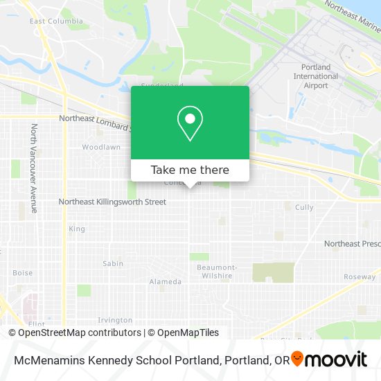 Mapa de McMenamins Kennedy School Portland