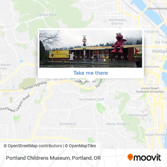 Mapa de Portland Childrens Museum
