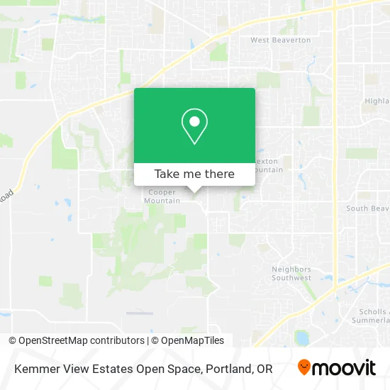 Kemmer View Estates Open Space map