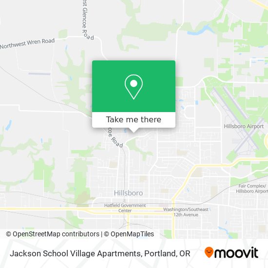 Mapa de Jackson School Village Apartments