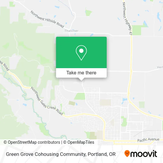 Mapa de Green Grove Cohousing Community