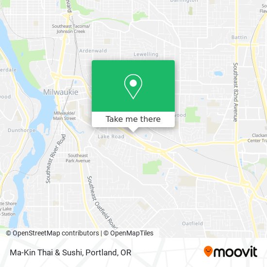 Ma-Kin Thai & Sushi map