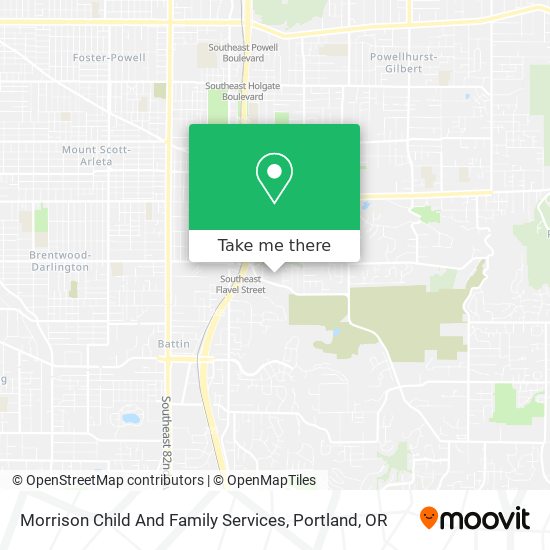 Morrison Child And Family Services map