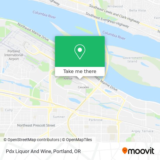 Pdx Liquor And Wine map