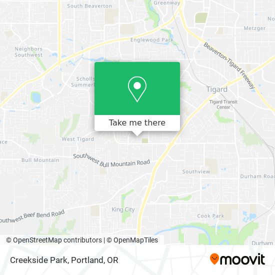 Mapa de Creekside Park