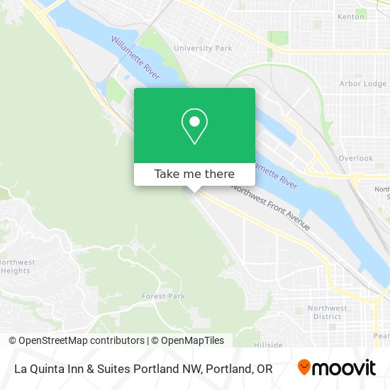 La Quinta Inn & Suites Portland NW map