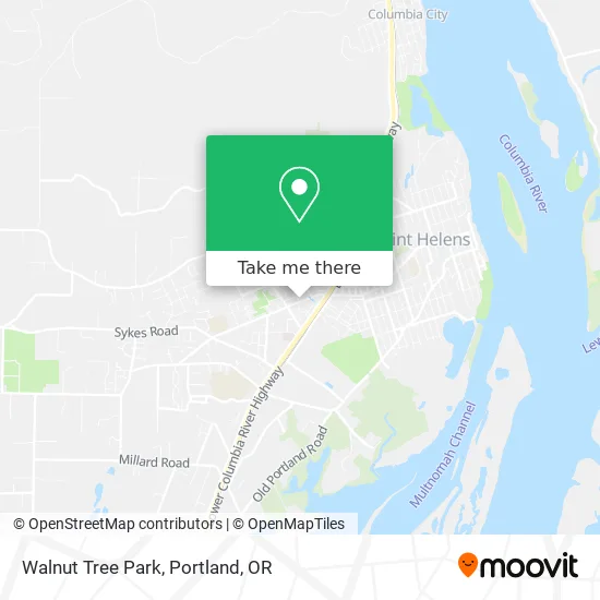 Walnut Tree Park map