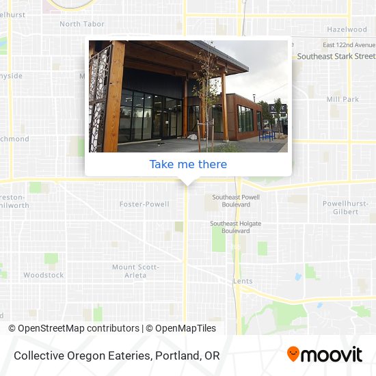 Mapa de Collective Oregon Eateries