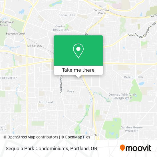 Mapa de Sequoia Park Condominiums
