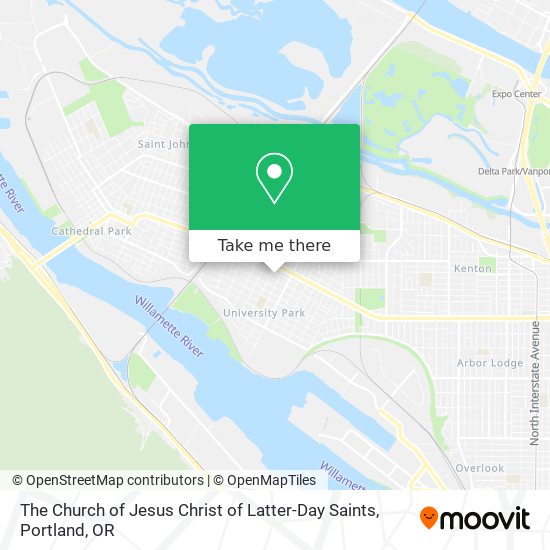 The Church of Jesus Christ of Latter-Day Saints map