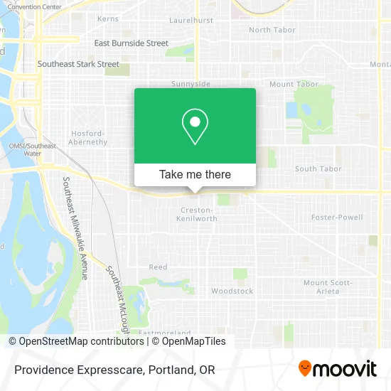 Providence Expresscare map