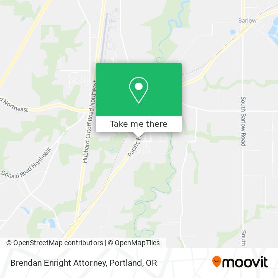 Brendan Enright Attorney map