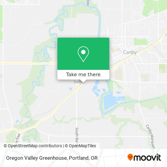 Oregon Valley Greenhouse map