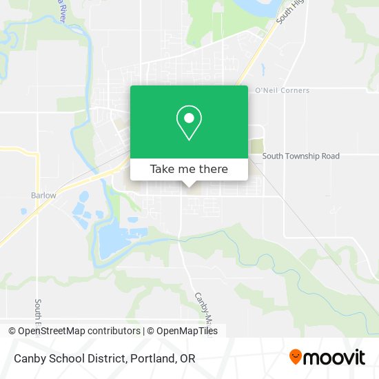 Mapa de Canby School District