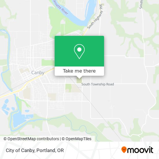 City of Canby map