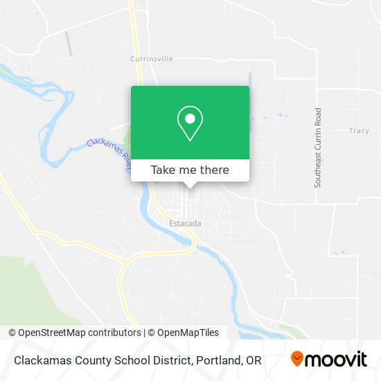 Mapa de Clackamas County School District