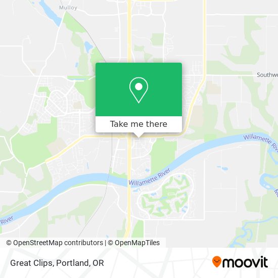 Great Clips map