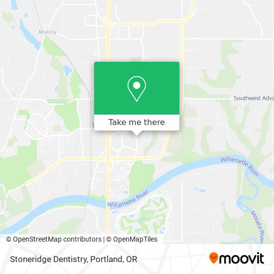 Mapa de Stoneridge Dentistry