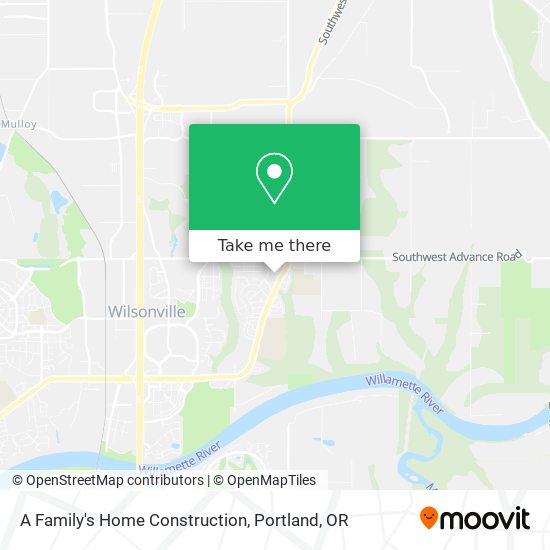 A Family's Home Construction map