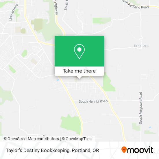 Taylor's Destiny Bookkeeping map