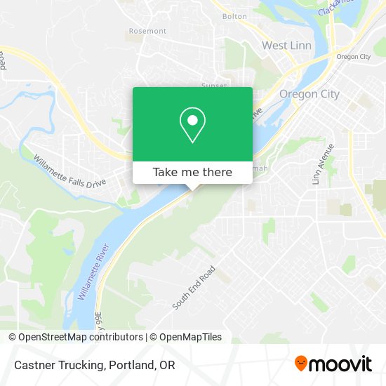 Castner Trucking map
