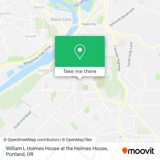 William L Holmes House at the Holmes House map