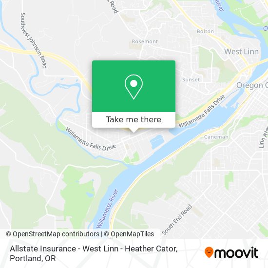 Mapa de Allstate Insurance - West Linn - Heather Cator