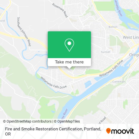 Fire and Smoke Restoration Certification map