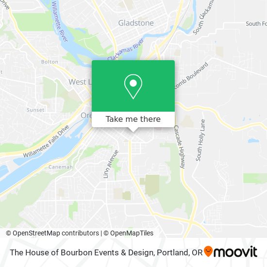 Mapa de The House of Bourbon Events & Design