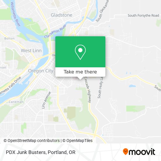 PDX Junk Busters map