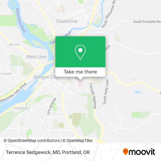 Mapa de Terrence Sedgewick, MD