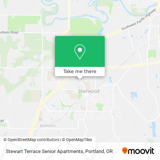 Mapa de Stewart Terrace Senior Apartments