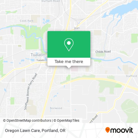Mapa de Oregon Lawn Care