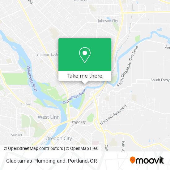 Mapa de Clackamas Plumbing and