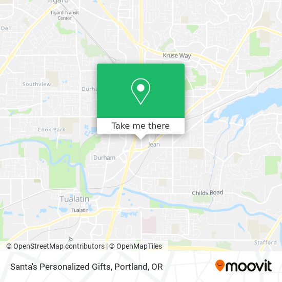 Santa's Personalized Gifts map