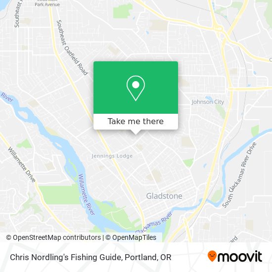 Chris Nordling's Fishing Guide map