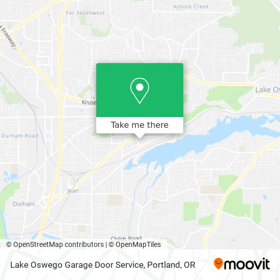 Mapa de Lake Oswego Garage Door Service