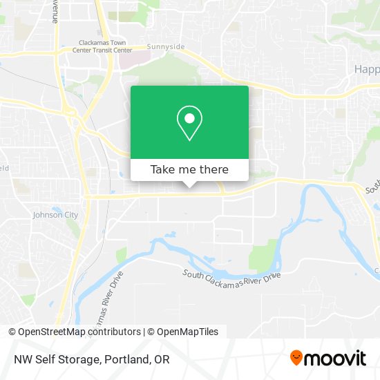 NW Self Storage map