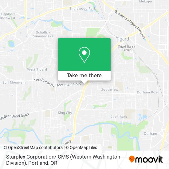 Starplex Corporation/ CMS (Western Washington Division) map