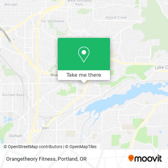 Orangetheory Fitness map