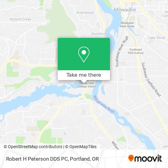 Robert H Peterson DDS PC map