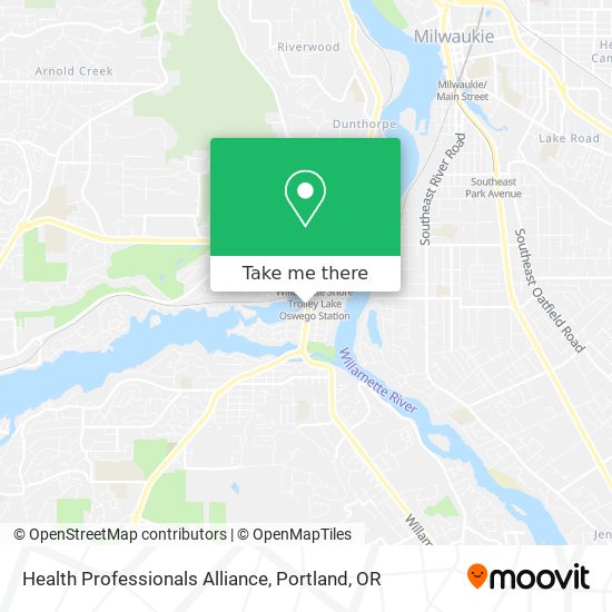 Health Professionals Alliance map